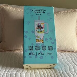 Tumbler with Stitch Design - Blue